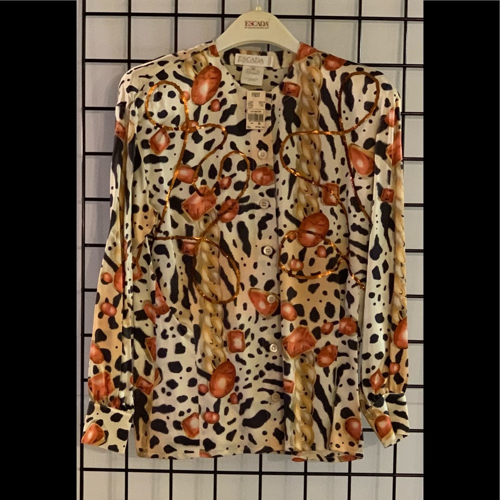 Vintage Escada Silk Blouse